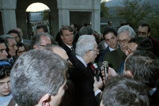 Visita del Presidente della Repubblica Francesco Cossiga alla città di Cairo Montenotte e Savona