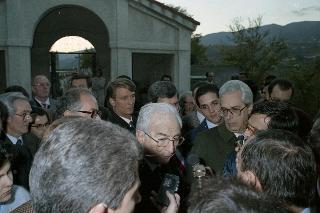 Visita del Presidente della Repubblica Francesco Cossiga alla città di Cairo Montenotte e Savona