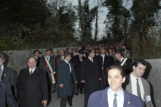 Visita del Presidente della Repubblica Francesco Cossiga alla città di Cairo Montenotte e Savona