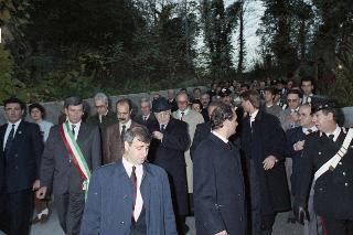 Visita del Presidente della Repubblica Francesco Cossiga alla città di Cairo Montenotte e Savona