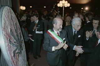 Visita del Presidente della Repubblica Francesco Cossiga alla città di Cairo Montenotte e Savona