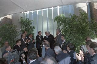 Visita del Presidente della Repubblica Francesco Cossiga alla città di Cairo Montenotte e Savona