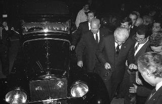 Visita del Presidente della Repubblica Francesco Cossiga alla città  di Genova