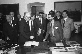 Visita del Presidente della Repubblica Francesco Cossiga alla città  di Genova