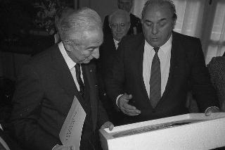 Visita del Presidente della Repubblica Francesco Cossiga alla città  di Genova