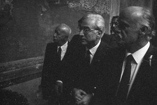 Visita del Presidente della Repubblica Francesco Cossiga alla città  di Genova