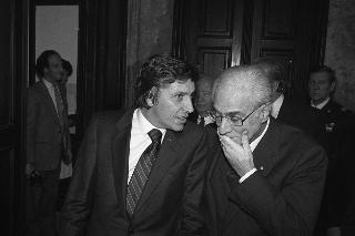 Visita del Presidente della Repubblica Francesco Cossiga alla città  di Genova