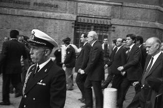 Visita del Presidente della Repubblica Francesco Cossiga alla città  di Genova