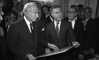 Visita del Presidente della Repubblica Francesco Cossiga alla città  di Genova