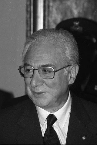 Visita del Presidente della Repubblica Francesco Cossiga alla città  di Genova