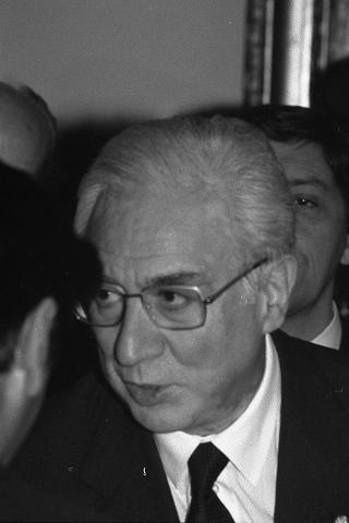Visita del Presidente della Repubblica Francesco Cossiga alla città  di Genova