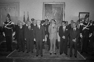 Visita del Presidente della Repubblica Francesco Cossiga alla città  di Genova