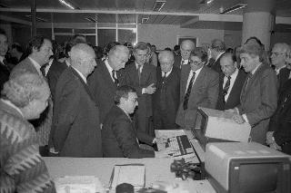 Visita del Presidente della Repubblica Francesco Cossiga alla città  di Genova