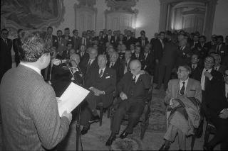 Visita del Presidente della Repubblica Francesco Cossiga alla città  di Genova