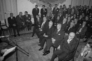 Visita del Presidente della Repubblica Francesco Cossiga alla città  di Genova