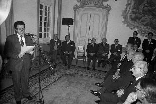 Visita del Presidente della Repubblica Francesco Cossiga alla città  di Genova