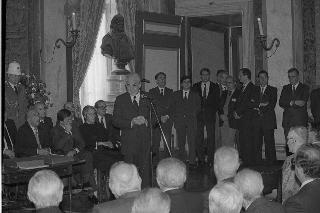 Visita del Presidente della Repubblica Francesco Cossiga alla città  di Genova