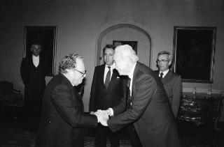 Incontro del Presidente della Repubblica Francesco Cossiga con Giuseppe Alessi, Presidente dell'Istituto Enciclopedia italiana