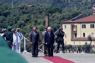 Visita del Presidente della Repubblica Francesco Cossiga alla città di La Spezia