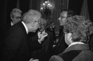 Intervento del Presidente della Repubblica Francesco Cossiga alla cerimonia in onore del Premio Nobel per la Medicina, Prof.ssa Rita Levi Montalcini