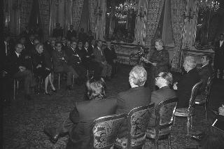 Intervento del Presidente della Repubblica Francesco Cossiga alla cerimonia in onore del Premio Nobel per la Medicina, Prof.ssa Rita Levi Montalcini