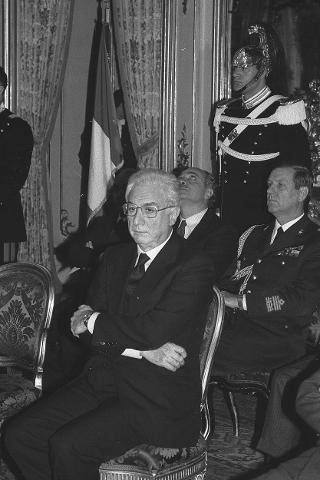 Intervento del Presidente della Repubblica Francesco Cossiga alla cerimonia in onore del Premio Nobel per la Medicina, Prof.ssa Rita Levi Montalcini