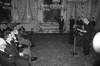 Intervento del Presidente della Repubblica Francesco Cossiga alla cerimonia in onore del Premio Nobel per la Medicina, Prof.ssa Rita Levi Montalcini