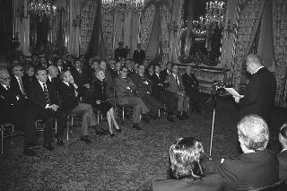 Intervento del Presidente della Repubblica Francesco Cossiga alla cerimonia in onore del Premio Nobel per la Medicina, Prof.ssa Rita Levi Montalcini