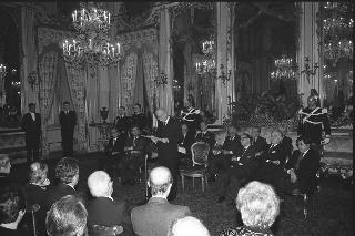 Intervento del Presidente della Repubblica Francesco Cossiga alla cerimonia in onore del Premio Nobel per la Medicina, Prof.ssa Rita Levi Montalcini