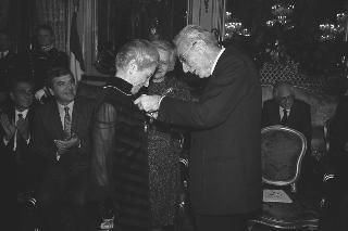 Intervento del Presidente della Repubblica Francesco Cossiga alla cerimonia in onore del Premio Nobel per la Medicina, Prof.ssa Rita Levi Montalcini