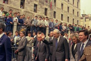 Visita del Presidente della Repubblica Francesco Cossiga alla città di  Vicenza (8- 9 ottobre 1986)
