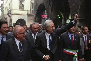 Visita del Presidente della Repubblica Francesco Cossiga alla città di  Vicenza (8- 9 ottobre 1986)