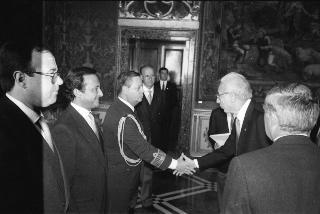 Sua Eccellenza Carlos Ruckauf, nuovo Ambasciatore della Repubblica Argentina: presentazione delle Lettere Credenziali.