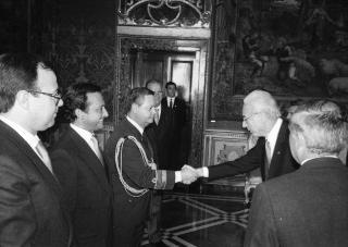 Sua Eccellenza Carlos Ruckauf, nuovo Ambasciatore della Repubblica Argentina: presentazione delle Lettere Credenziali.