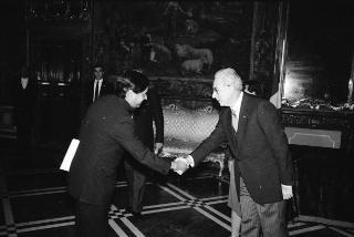 Sua Eccellenza Waliur Rahman, nuovo Ambasciatore della Repubblica Popolare del Bangladesh: presentazione delle Lettere Credenziali.