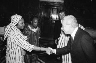 Sua Eccellenza Amado Pitroipa, nuovo Ambasciatore di Burkina Faso: presentazione delle Lettere Credenziali