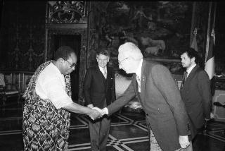 Sua Eccellenza Michael Tabong Kima, nuovo Ambasciatore della Repubblica del Camerun: presentazione delle Lettere Credenziali