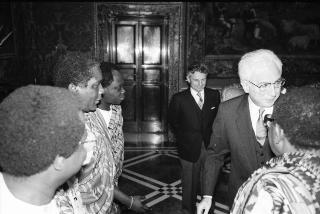 Sua Eccellenza Michael Tabong Kima, nuovo Ambasciatore della Repubblica del Camerun: presentazione delle Lettere Credenziali