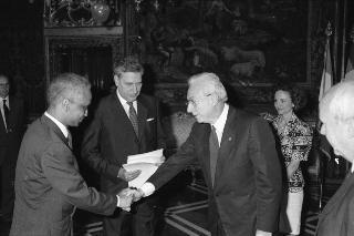 Sua Eccellenza Aguinaldo Lisboa Ramos, nuovo Ambasciatore della Repubblica di Capo Verde: presentazione delle Lettere Credenziali