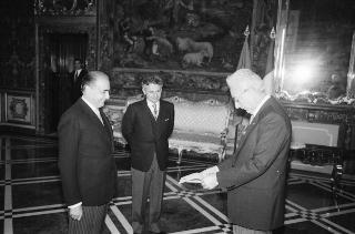 Sua Eccellenza Mariano Fontecilla De Santiago Concha, nuovo Ambasciatore della Repubblica del Cile: presentazione delle Lettere Credenziali
