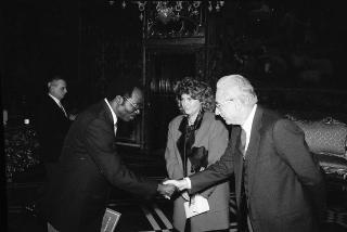 Sua Eccellenza Joseph Tchicaya, nuovo Ambasciatore della Repubblica Popolare del Congo: presentazione delle Lettere Credenziali