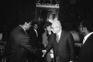 Sua Eccellenza Joseph Tchicaya, nuovo Ambasciatore della Repubblica Popolare del Congo: presentazione delle Lettere Credenziali