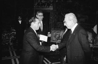 Sua Eccellenza Octavio Torrealba Toruno, nuovo Ambasciatore della Repubblica di Costa Rica: presentazione delle Lettere Credenziali