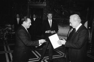 Sua Eccellenza Octavio Torrealba Toruno, nuovo Ambasciatore della Repubblica di Costa Rica: presentazione delle Lettere Credenziali