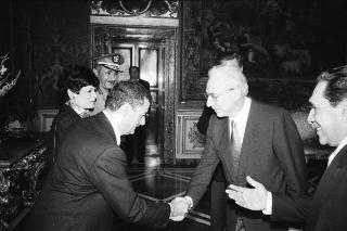 Sua Eccellenza Abdel Hamid Helmy, nuovo Ambasciatore della Repubblica Araba d'Egitto: presentazione delle Lettere Credenziali.