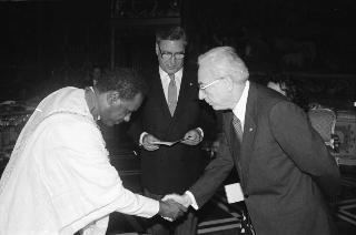 Sua Eccellenza Felleke Gedle Giorgis, nuovo Ambasciatore della Repubblica Democratica Popolare di Etiopia: presentazione Lettere Credenziali