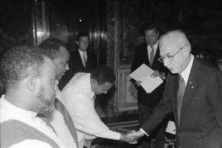 Sua Eccellenza Felleke Gedle Giorgis, nuovo Ambasciatore della Repubblica Democratica Popolare di Etiopia: presentazione Lettere Credenziali