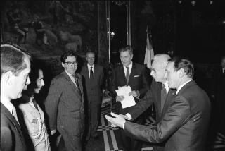 Sua Eccellenza Philippe Cuvillier, nuovo Ambasciatore della Repubblica Francese e Sua Eccellenza Ruth Adjua Sowe, nuova Ambasciatrice della Repubblica della Gambia per la presentazione delle Lettere Credenziali