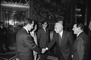 Sua Eccellenza Philippe Cuvillier, nuovo Ambasciatore della Repubblica Francese e Sua Eccellenza Ruth Adjua Sowe, nuova Ambasciatrice della Repubblica della Gambia per la presentazione delle Lettere Credenziali