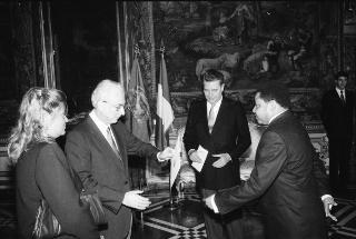 Sua Eccellenza Jules Marius Ogoue Bandja, nuovo Ambasciatore della Repubblica Gabonese: presentazione delle Lettere Credenziali.